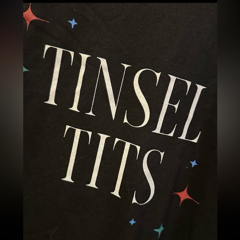 Tinsel T!ts Tee - Picture 3 of 5